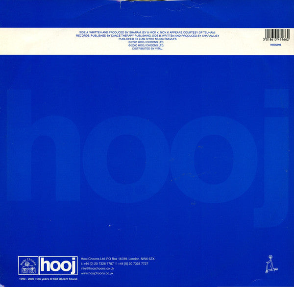Sharam Jey & Nick K.* : Don't Lie (12")