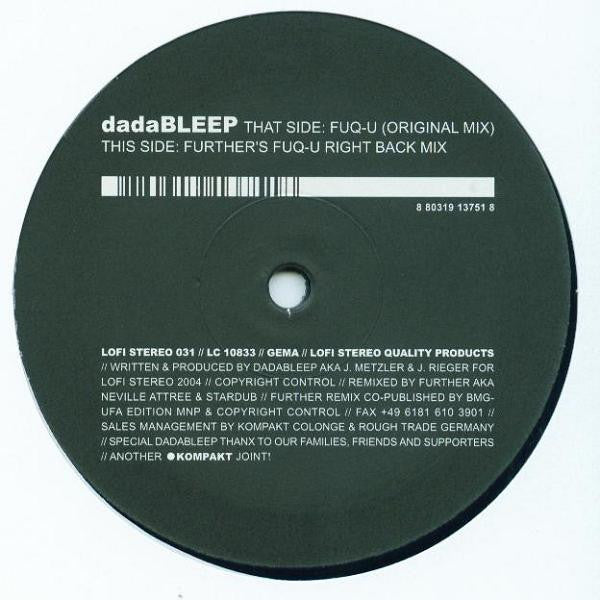 Dadableep : Fuq-U (12")