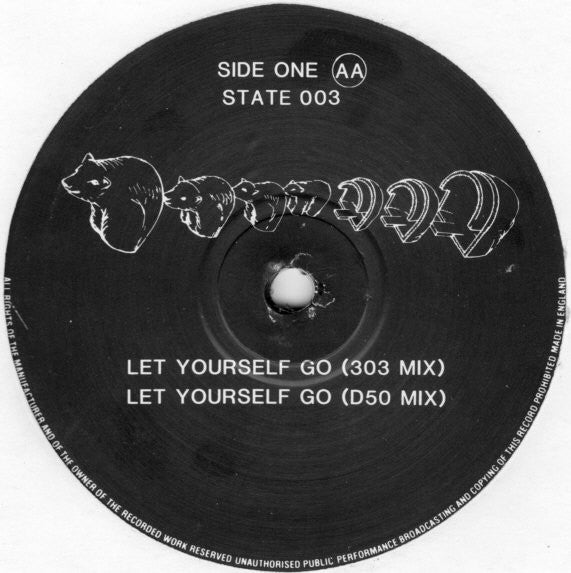 808 State : Let Yourself Go / Deepville (12", Bla)