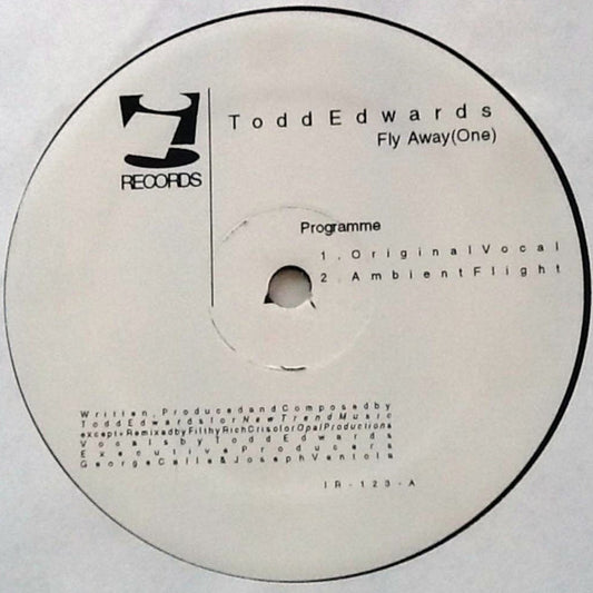 Todd Edwards : Fly Away (One) (12", Single)