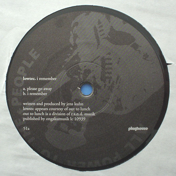 Lowtec : I Remember (12")