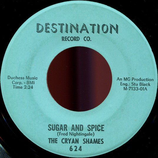 The Cryan Shames* : Sugar And Spice (7", Single)