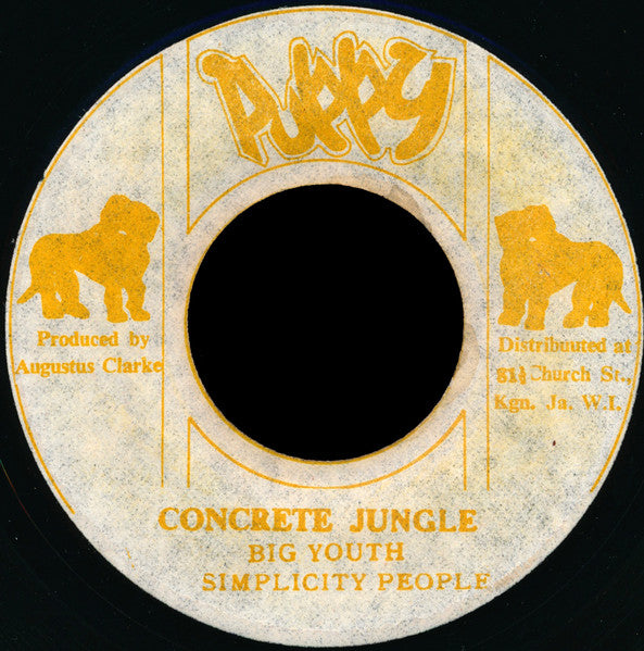Big Youth With Simplicity People : Screaming Target / Concrete Jungle (7")