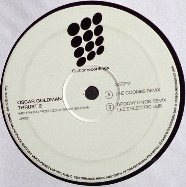 Oscar Goldman : Thrust 2 (12")