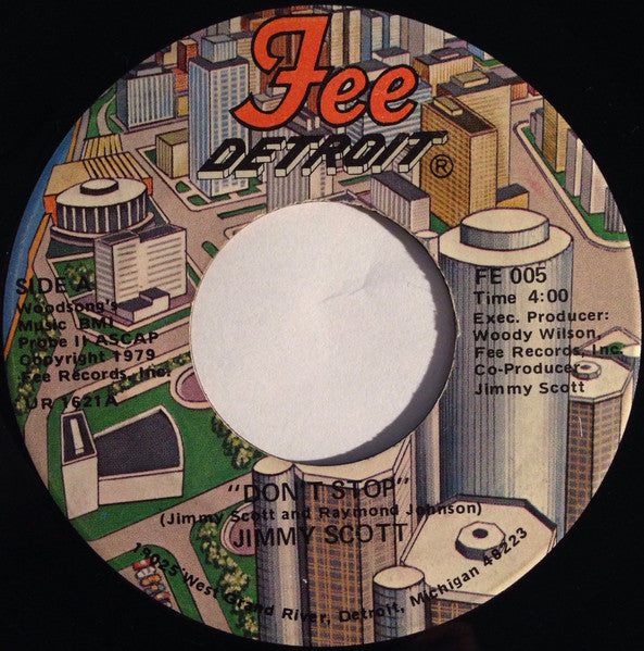 Jimmy Scott (6) : Don't Stop (7")