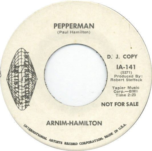 Arnim-Hamilton : Pepperman (7", Single, Promo)