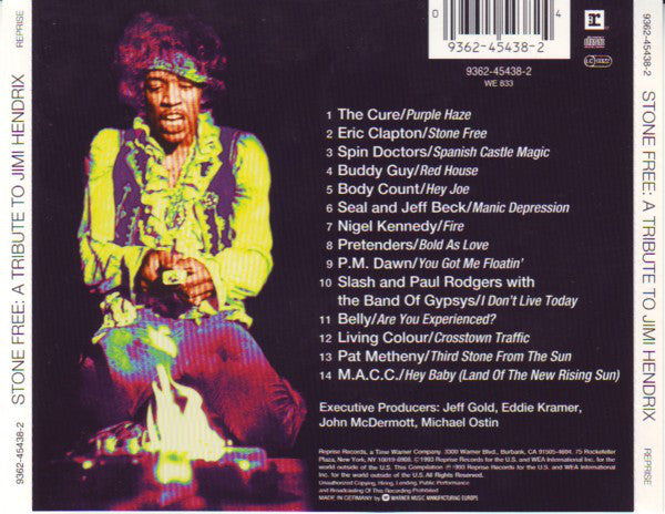 Various : Stone Free (A Tribute To Jimi Hendrix) (CD, Album)