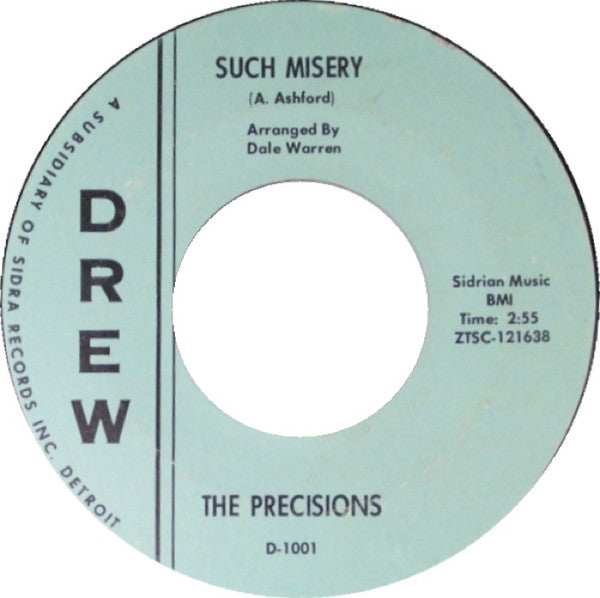 The Precisions : Such Misery (7")