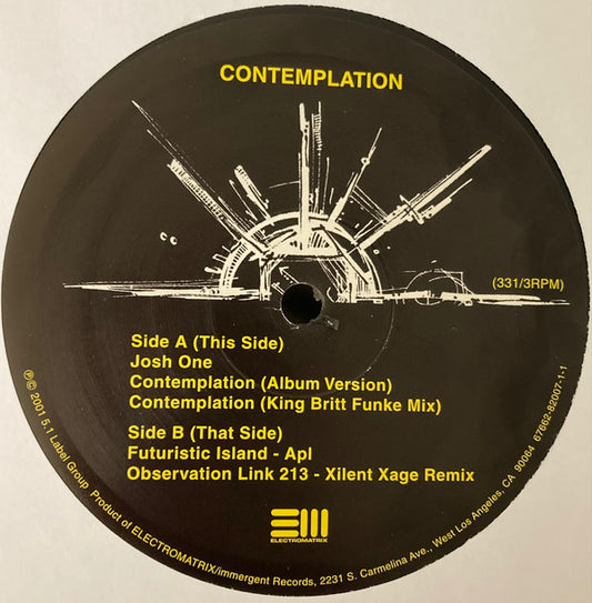 Various : Contemplation (12")