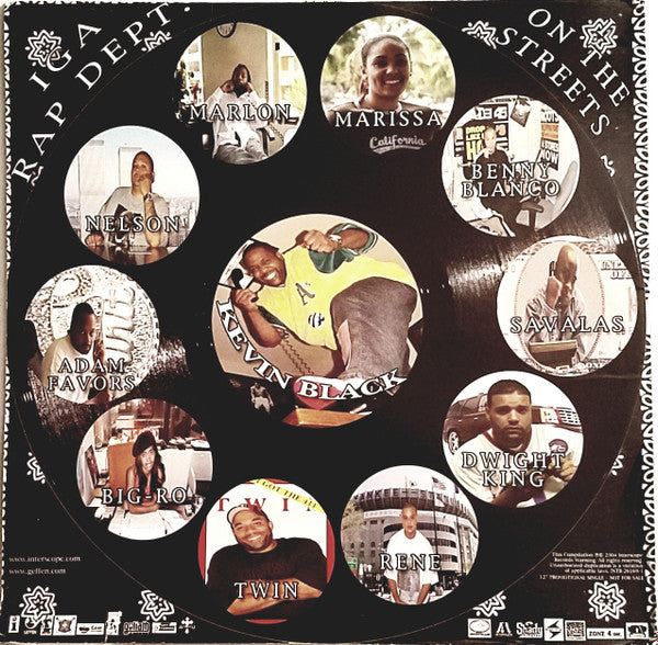 Various : IGA Rap Dept. Presents Gifts From The Hood (2xLP, Comp, Promo)