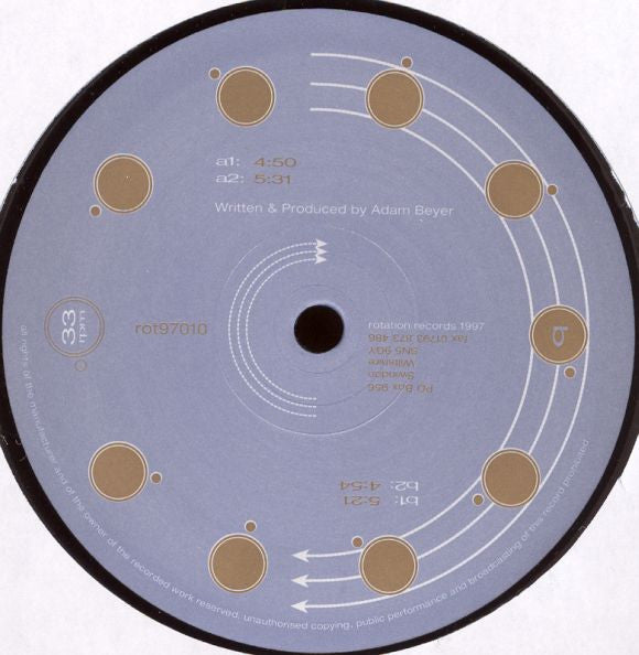Adam Beyer : Stocktown City (12")