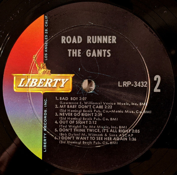 The Gants : Road Runner (LP, Album, Mono)