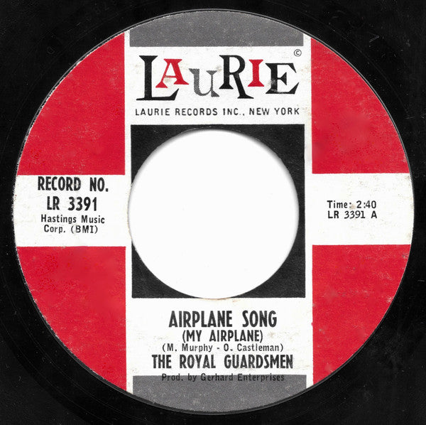 The Royal Guardsmen : Airplane Song (My Airplane) (7", Single)