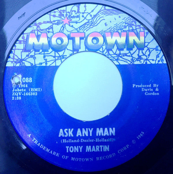 Tony Martin (3) : Ask Any Man (7", Single)
