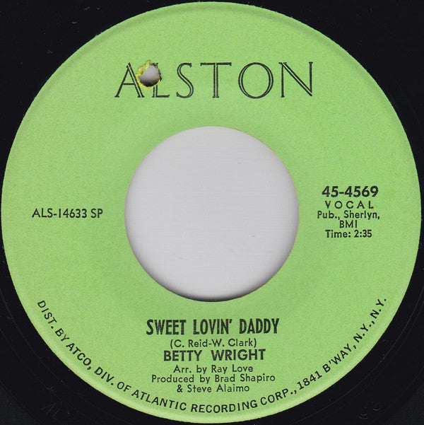 Betty Wright : Girls Can't Do What The Guys Do (7", Single, SP )