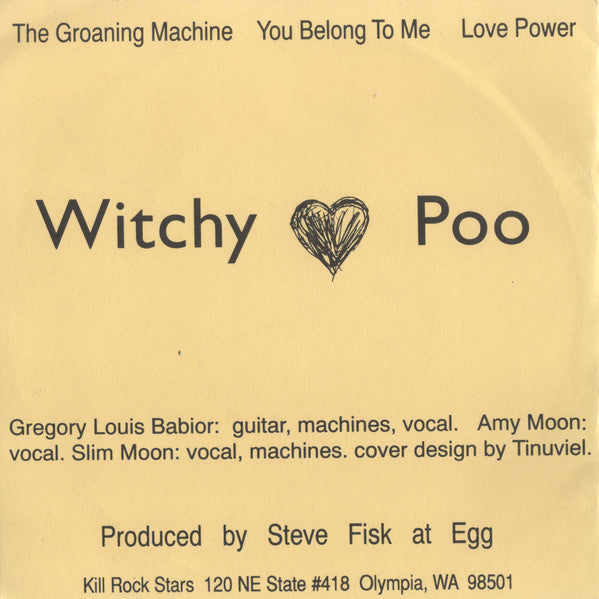 Witchypoo : Groaning Machine + 2 (7", Single)