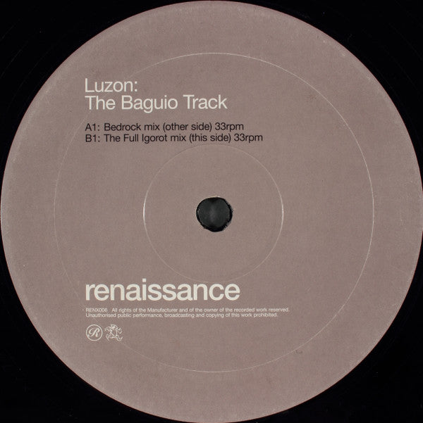 Luzon : The Baguio Track (12", Single)