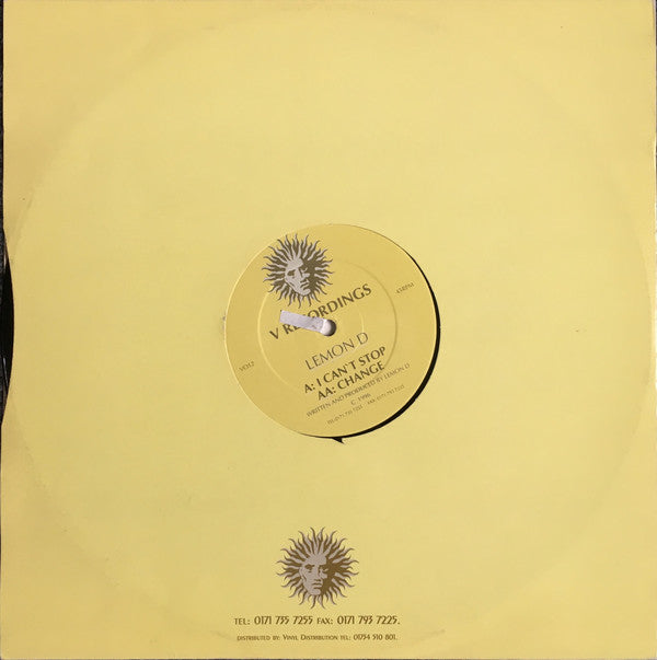 Lemon D : I Can't Stop / Change (12")