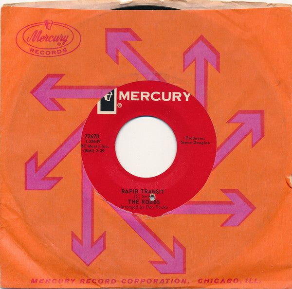 The Robbs : Rapid Transit (7", Single, Styrene)