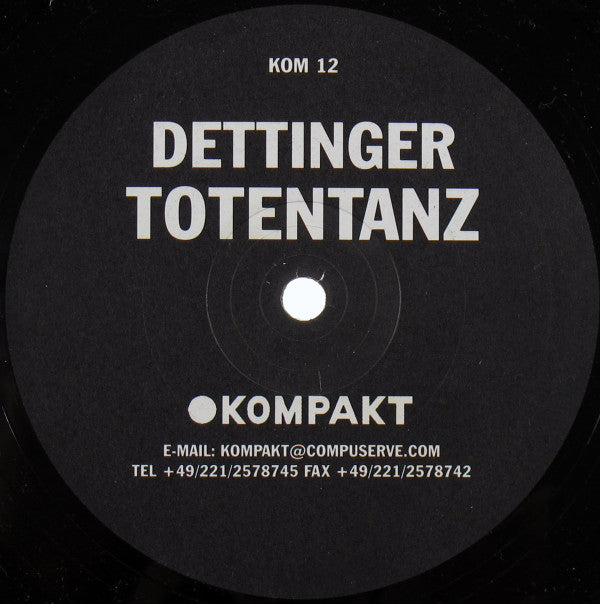 Dettinger : Totentanz (12")