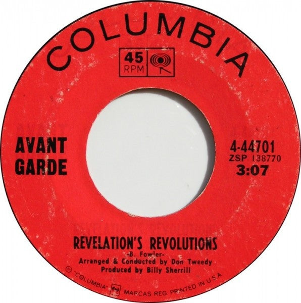 Avant Garde (5) : Fly With Me (7")