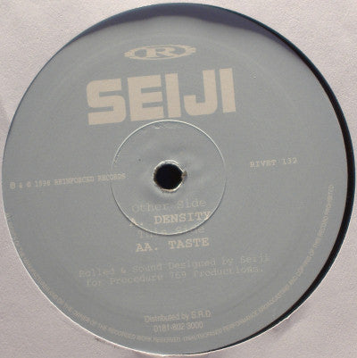 Seiji : Density / Taste (12")