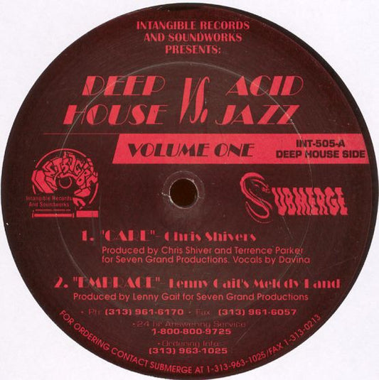 Various : Deep House Vs. Acid Jazz (Volume One) (12")
