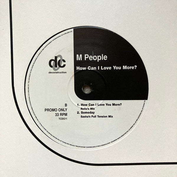 M People : How Can I Love You More? (12", MP, Promo, RE)