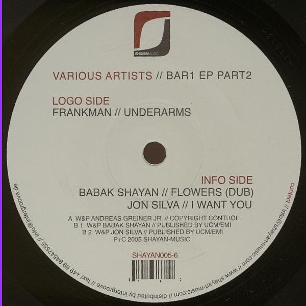 Various : Bar 1 | Autumn.04 | The Vinyl Edition (Part 2) (12", Comp)