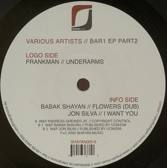 Various : Bar 1 | Autumn.04 | The Vinyl Edition (Part 2) (12", Comp)
