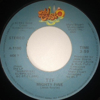 Today, Tomorrow, Forever : Mighty Fine / Got To Keep Movin' On (7", Single)