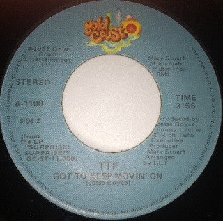 Today, Tomorrow, Forever : Mighty Fine / Got To Keep Movin' On (7", Single)