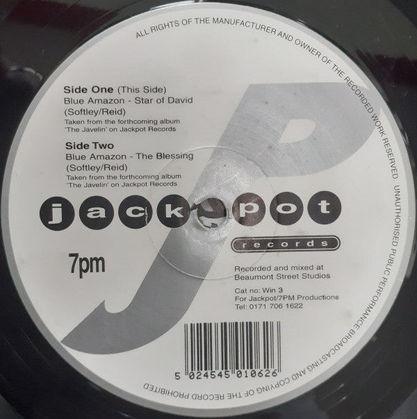 Blue Amazon : Star Of David / The Blessing (12")