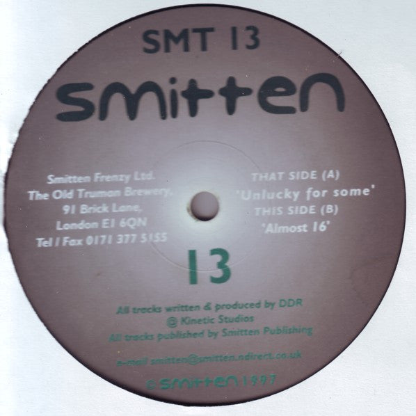 13 : Unlucky For Some / Almost 16 (12")