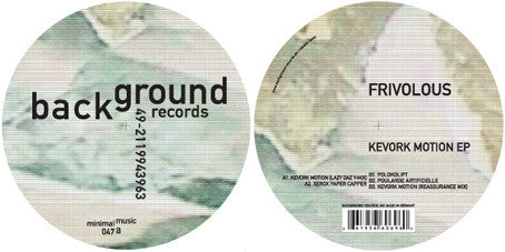 Frivolous : Kevork Motion EP (12", EP)