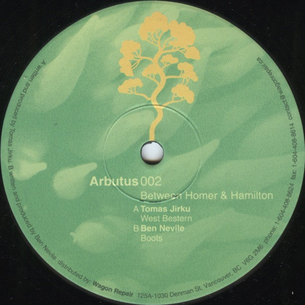Tomas Jirku / Ben Nevile : Between Homer & Hamilton (12")