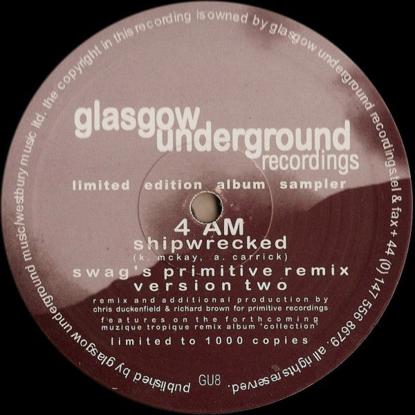 4 AM* : Shipwrecked (12", Ltd, Smplr)