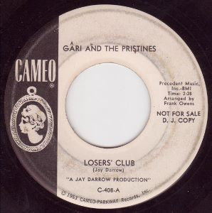 Gari And The Pristines : Losers' Club / Let Me Go Lover (7", Promo)