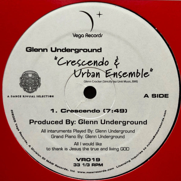 Glenn Underground : Crescendo & Urban Ensemble (12")