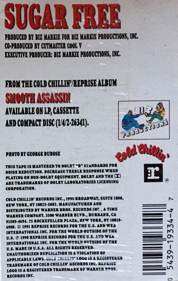 Grand Daddy I.U. : Sugar Free (Cass, Single)