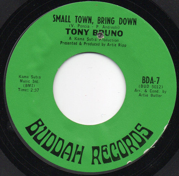 Tony Bruno (3) : Small Town, Bring Down / Helaina (7", Single)