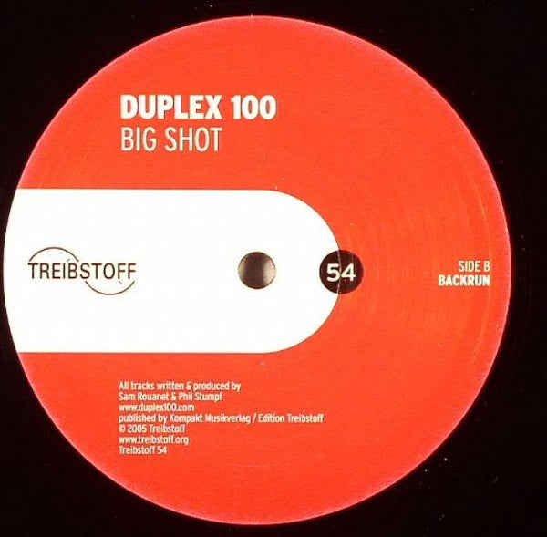 Duplex 100 : Big Shot (12")