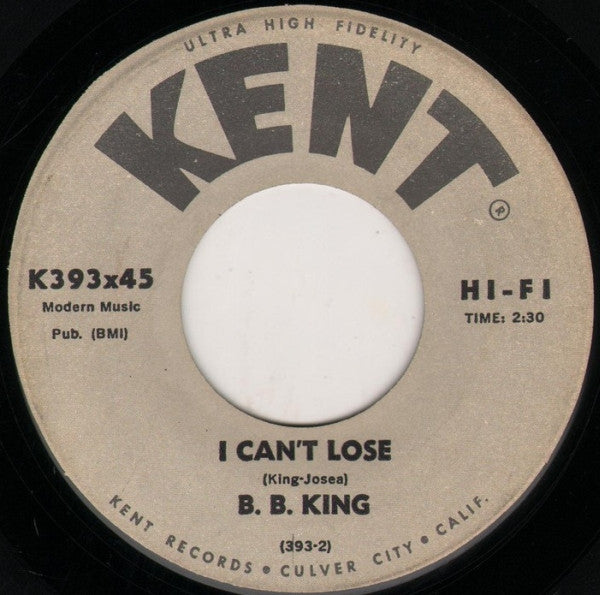 B.B. King : Rock Me Baby (7", Single)