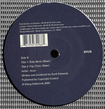 Avus : Tear (12")