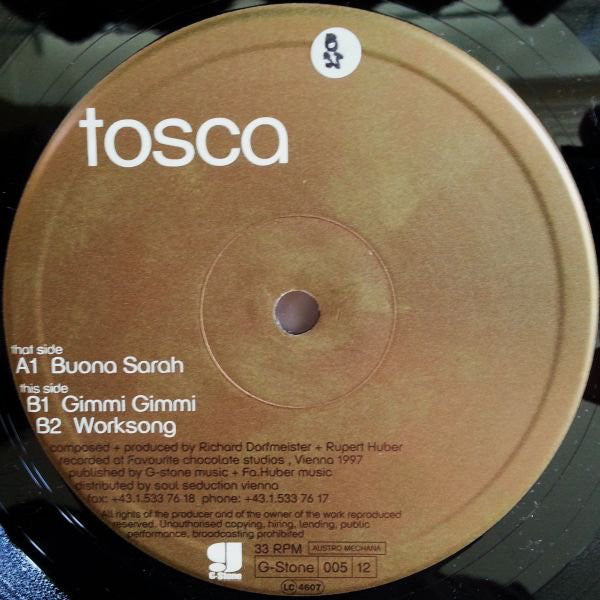 Tosca : Buona Sarah (12")