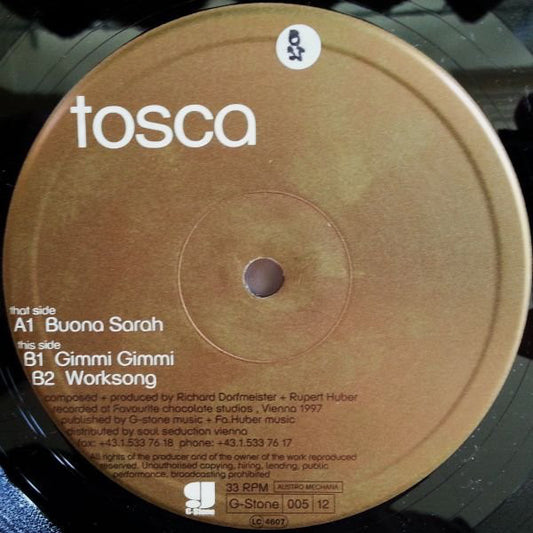 Tosca : Buona Sarah (12")
