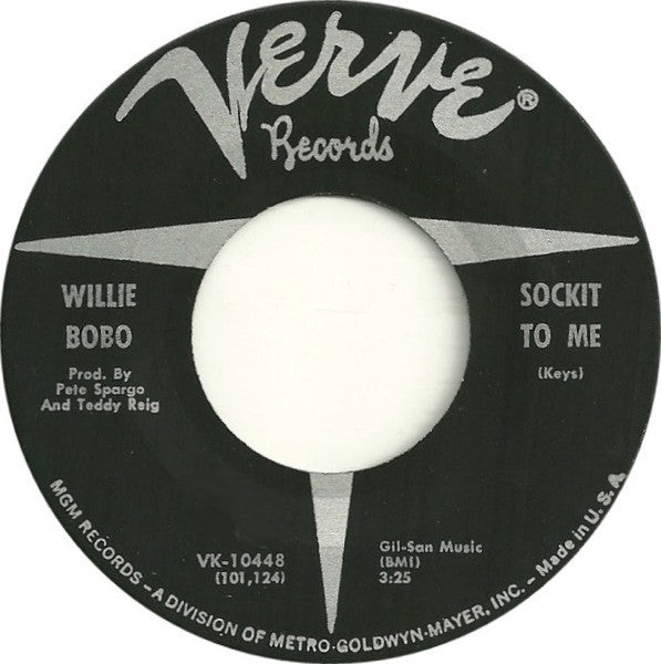 Willie Bobo : Sunshine Superman / Sockit To Me (7")