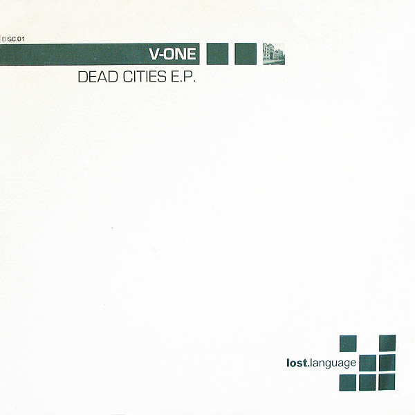 V-One : Dead Cities E.P. (12", EP, Dis)