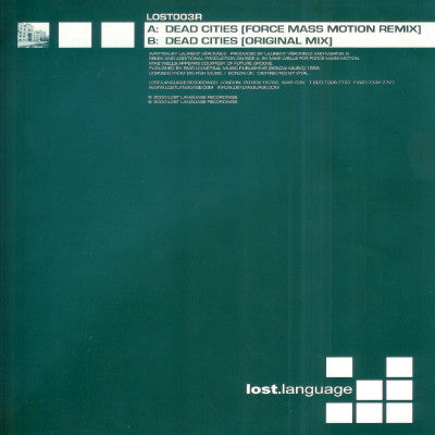 V-One : Dead Cities E.P. (12", EP, Dis)