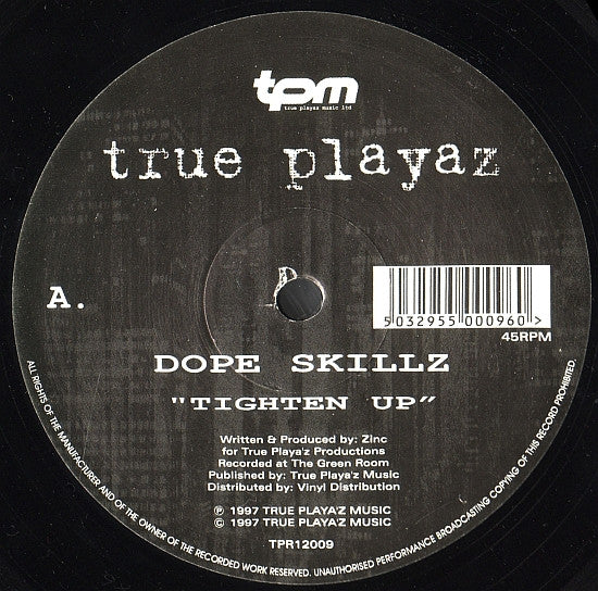 Dope Skillz : Tighten Up / Blocked (12")